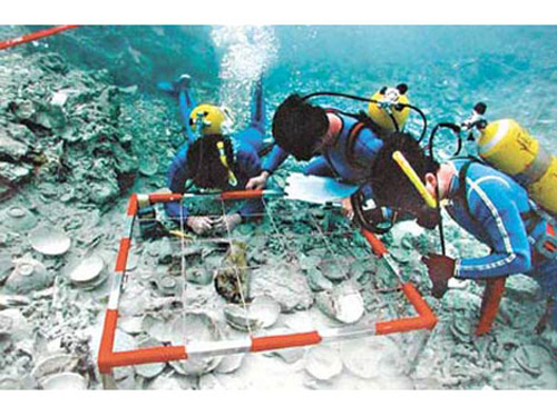 arqueologia submarina en china