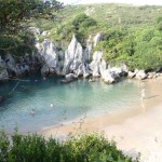 Gulpiyuri, una playa interior en Asturias